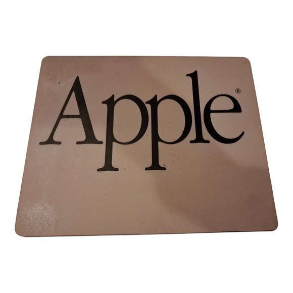 Vintage‎ Apple Computer Mac Foam Gray Mouse Pad 7" x 9"